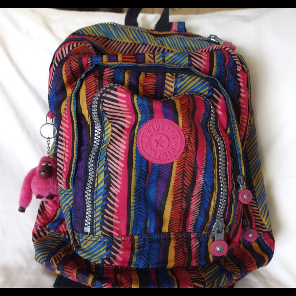 Colorful Kipling Backpack
